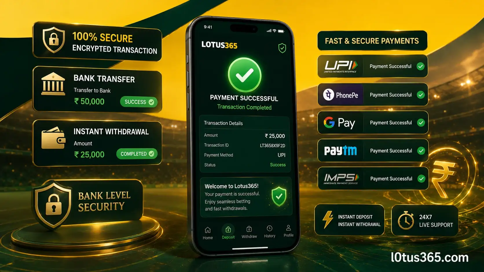 Lotus365 app download APK for Android and iOS mobile